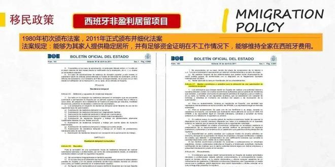 西班牙非盈利性居留最新公告全面解读